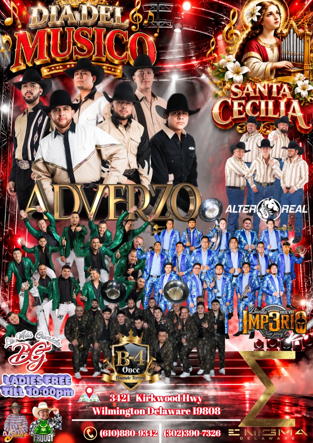 Buy tickets for ADVERZO, BRISA,ALTEREAL, 411, IMPERIO ADVERZO, BRISA,ALTEREAL, 411, IMPERIO
