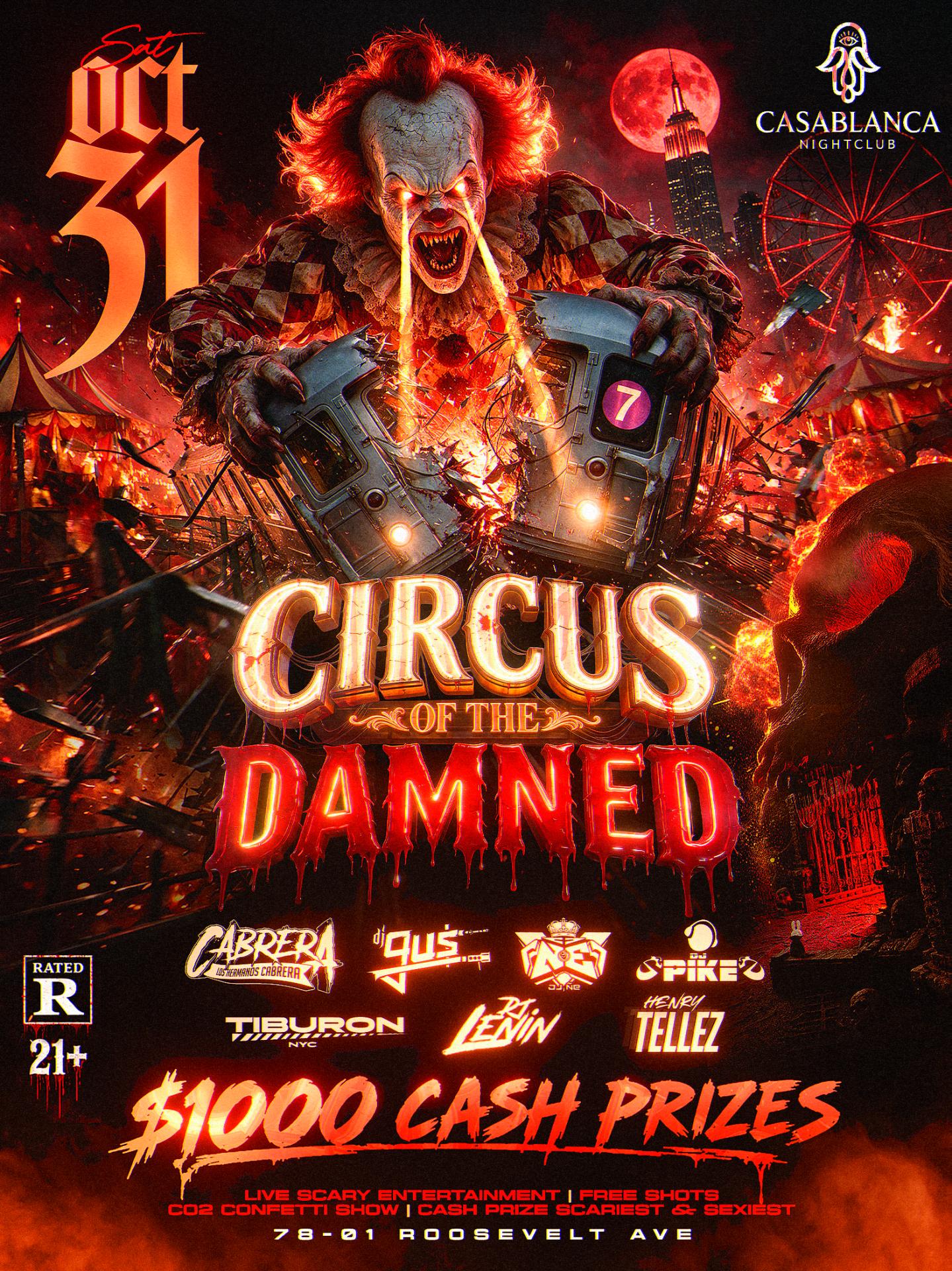 Buy tickets for HALLOWEEN CIRCUS OF THE DAMNED HALLOWEEN CIRCUS OF THE DAMNED