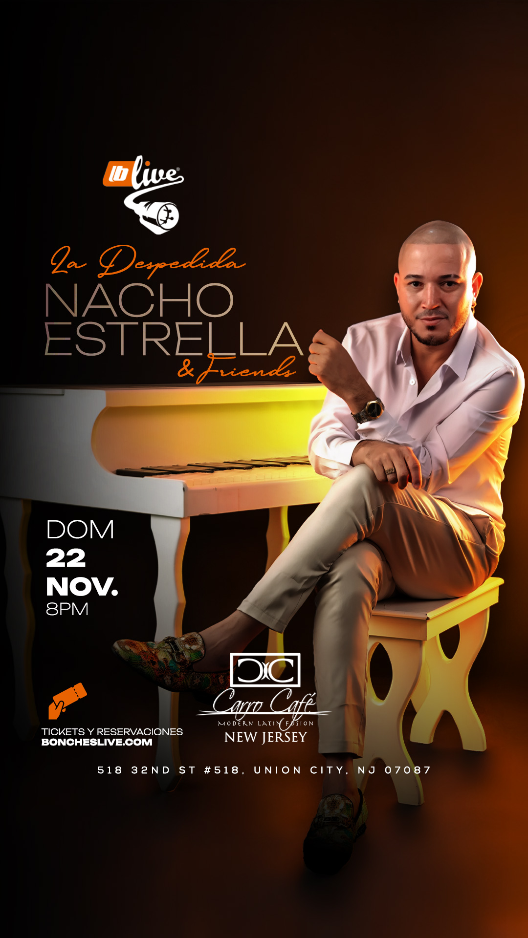Buy tickets for NACHO ESTRELLA & FRIEND NACHO ESTRELLA & FRIEND