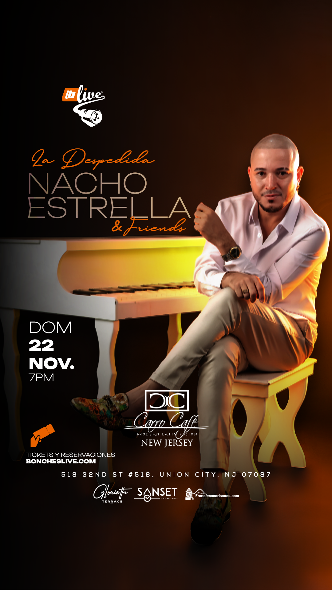 Buy tickets for NACHO ESTRELLA & FRIEND NACHO ESTRELLA & FRIEND