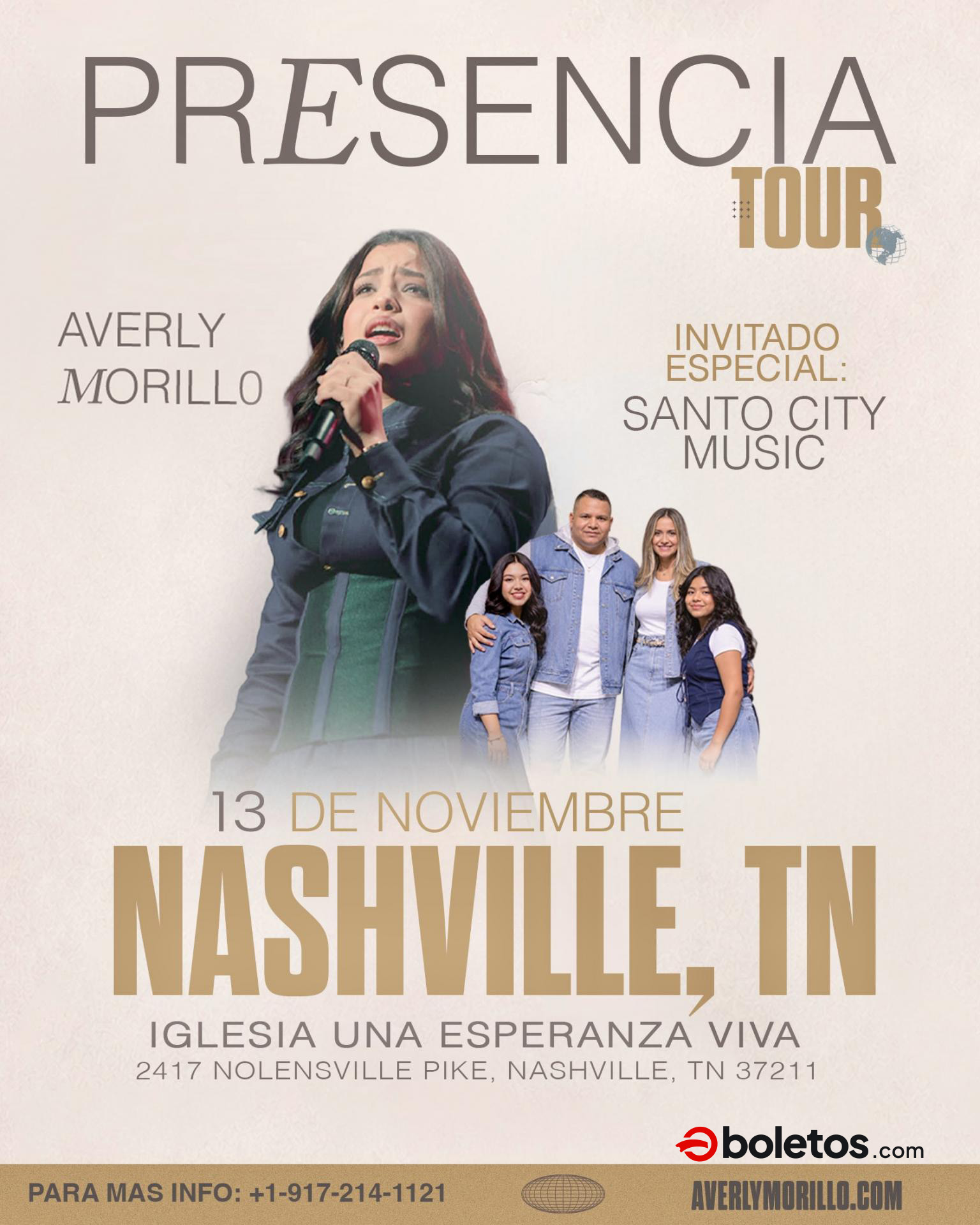 Buy tickets for Averly Morillo Averly Morillo
