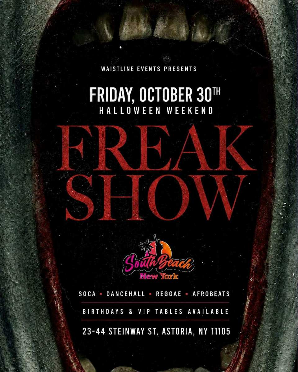 Freak Show Halloween Weekend at South Beach Astoria