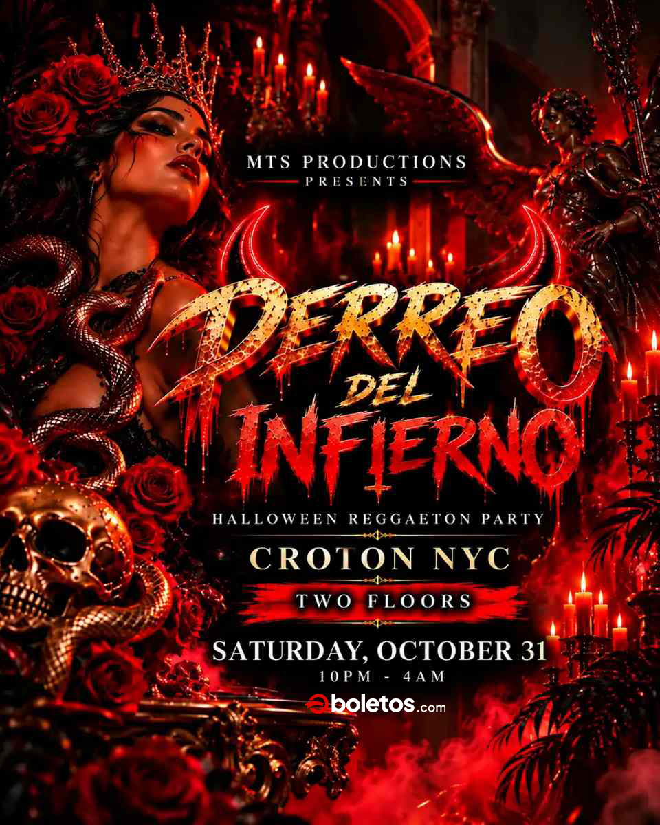 Buy tickets for Perreo del Infierno: Halloween Reggaeton Party – Croton NYC Perreo del Infierno: Halloween Reggaeton Party – Croton NYC