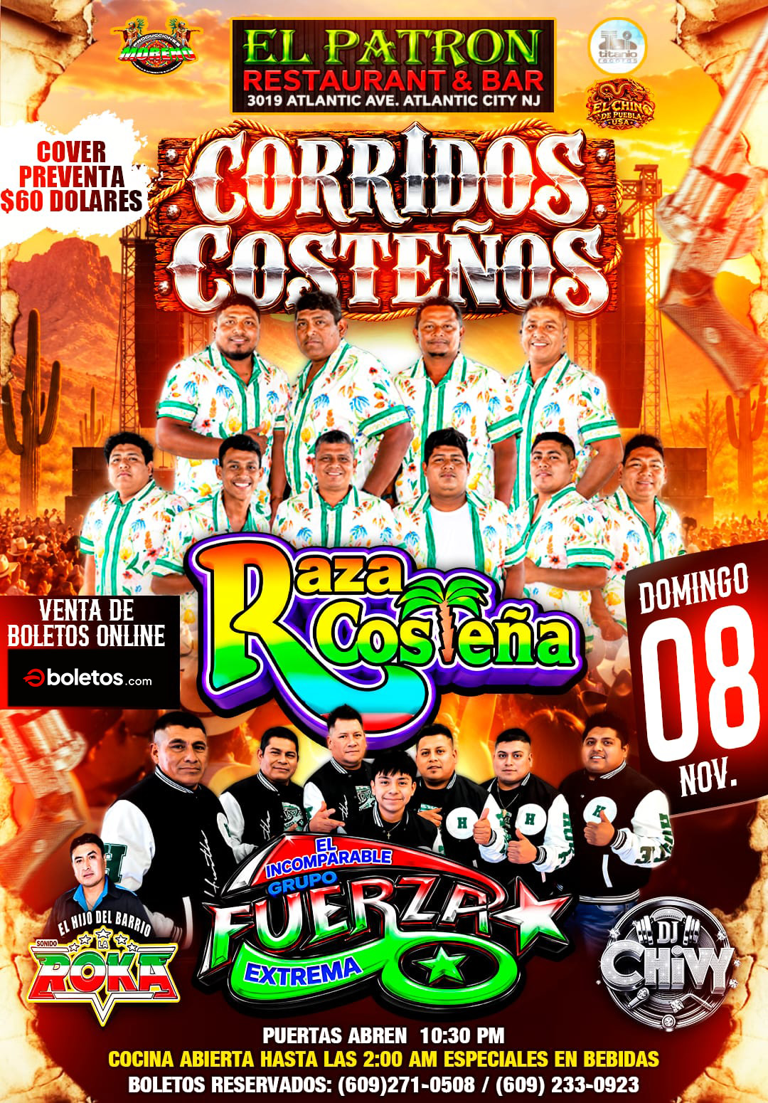 Buy tickets for CORRIDOS COSTEÑOS CORRIDOS COSTEÑOS