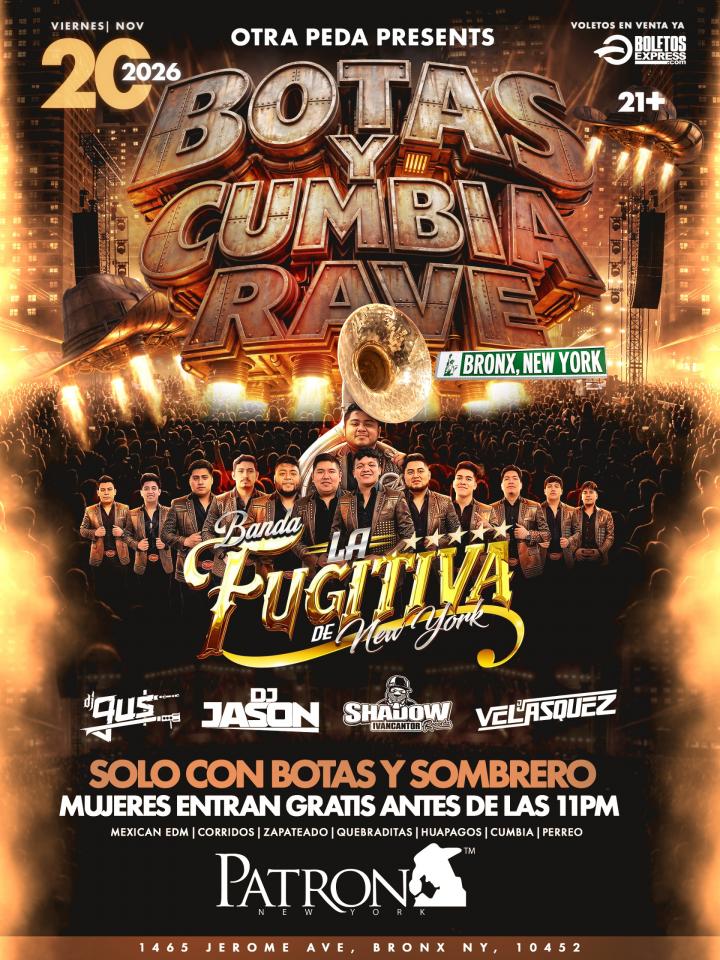 Buy tickets for BOTAS Y CUMBIA RAVE BOTAS Y CUMBIA RAVE