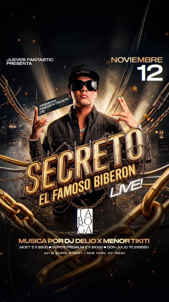 Buy tickets for SECRETO EL FAMOSO BIBERON SECRETO EL FAMOSO BIBERON