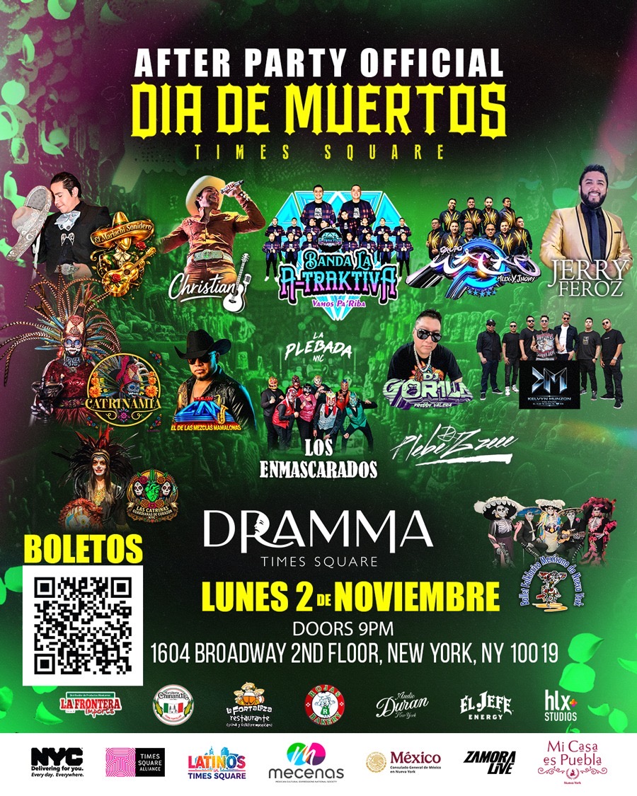 After party day of the dead time square edition