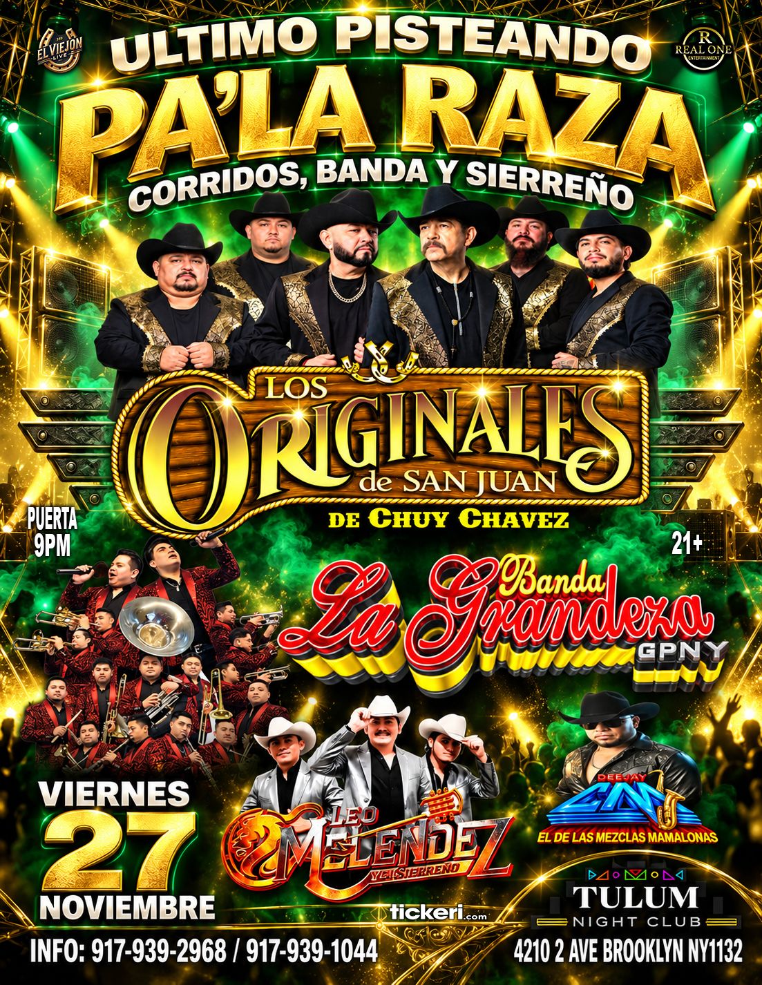 LOS ORIGINALES DE SAN JUAN • BANDA LA GRANDEZA • LEO MELENDEZ