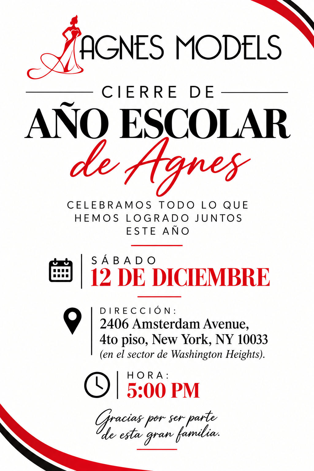 CIERRE DE AÑO ESCOLAR DE AGNES